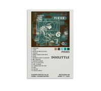 HAUSRENWRHHT Pixies Album Doolittle Poster Wall Art Canvas Cover Aesthetic Vintage Poster Decorative Painting for Living Room Bed Room 16x24inch(40x60cm) Unframe-style