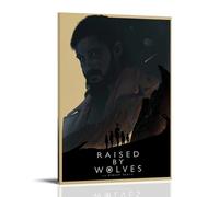 HAUSRENWRHHT Raised by Wolves Poster Wall Art Canvas Cover Aesthetic Vintage Poster Decorative Painting for Living Room Bed Room 16x24inch(40x60cm) Frame-style