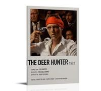 HAUSRENWRHHT The Deer Hunter Poster Wall Art Canvas Cover Aesthetic Vintage Poster Decorative Painting for Living Room Bed Room 12x18inch(30x45cm) Frame-style