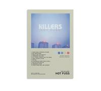 HAUSRENWRHHT The Killers Album Hot Fuss Poster Wall Art Canvas Cover Aesthetic Vintage Poster Decorative Painting for Living Room Bed Room 16x24inch(40x60cm) Unframe-style