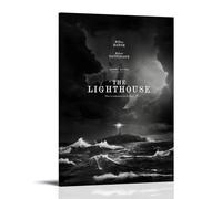 HAUSRENWRHHT The Lighthouse Poster Wall Art Canvas Cover Aesthetic Vintage Poster Decorative Painting for Living Room Bed Room 16x24inch(40x60cm) Frame-style