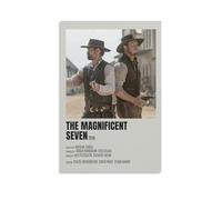 HAUSRENWRHHT The Magnificent Seven Poster Wall Art Canvas Cover Aesthetic Vintage Poster Decorative Painting for Living Room Bed Room 16x24inch(40x60cm) Unframe-style