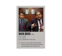 HAUSRENWRHHT War Dogs Movie Poster Wall Art Canvas Cover Aesthetic Vintage Poster Decorative Painting for Living Room Bed Room 12x18inch(30x45cm) Unframe-style