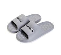 Hausschuhe Comfort Shower Shoes for Women Men Non Slip Quick Drying Bathroom Slippers Soft Sandals for Living Room, Pool, Beach, SPA, Public Showers, Indoor, Outdoor Chaussons(Gray,42-43)