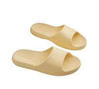 Hausschuhe Women Fashion Summer Slippers Men Lightweight EVA Home Bathroom Flat Sandals Couple Comfort Massage Indoor Outdoor Shower Shoes Chaussons(Yellow,40-41)