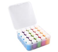HAUSTGO 25PCS Sponge Daubers W/Storage Case - Perfect for Use with a Variety of Coloring Mediums Such as Inks, Paints, Chalks, and More - Providing Excellent Control and Precision for Detailing