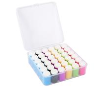 HAUSTGO 36PCS Sponge Daubers W/Storage Case - Perfect for Use with a Variety of Coloring Mediums Such as Inks, Paints, Chalks, and More - Providing Excellent Control and Precision for Detailing
