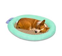 Haustiermatte - Kühlmatte Für Hunde | Haustiermatte | Kühlmatte Für Hunde | Tragbares, Weiches Haustier-Pad | Kaufestes Kühlbett Mit Weichem Stoff Zuhause, Welpen, Hundes, Katzen Und Unterwegs