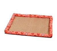 Haustiermattenbett - 19,6 cm tragbare nestunterlage matte | Oxford Rattan orthopädisches Haustierbett - waschbar, kausicher und vielseitig für Reisen, Camping, Auto und Indoor/Outdoor Nutzung