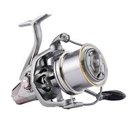 HAUT TON Spinning Reel 8000/9000/10000/12000/14000,17+1BB Metal/Graphite Frame Surf Fishing Reels,4.8:1 Gear Ratio 55lbs Drag Medium/Heavy Long Casting Inshore Offshore Saltwater Monster Fish.