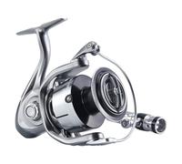 HAUT TON Spinning Reel 8000/9000/10000/12000/14000,6+1BB Metal Surf Fishing Reels,4.8:1 Gear Ratio 55lbs Drag Heavy Long Casting Inshore Saltwater Monster Fish (HT-SW, 8000)