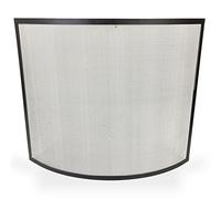 Haute Freestanding Curved Fire Place Guard Fire Screen Spark Flame Guard Curved Mesh Panel Design