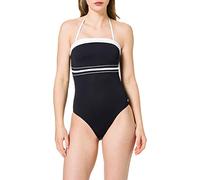 Haute pression A1009, Maillot de Bain Une pièce Femme, (Noir/Blanc), FR: 46B (Taille Fabricant: 46)