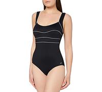 Haute pression A8000, Maillot de Bain Une pièce Femme, (Noir/Blanc), FR: 44B (Taille Fabricant: 44)