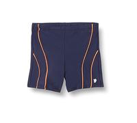 Haute Pression Boys' Swimming Shorts, Navy Blue/red, 12 Years