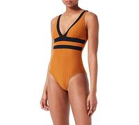 HAUTE PRESSION Women's T1018 CO2 One Piece Swimsuit, Caramel/Noir,