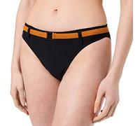 HAUTE PRESSION Women's T3018 CO1 Bikini Bottoms, Noir/Caramel, UK 14