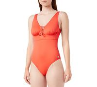 HAUTE PRESSION Women's T8000 CO6 One Piece Swimsuit, Corail Orange, 12 Plus