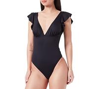 HAUTE PRESSION Women's T8003 CO1 One Piece Swimsuit, Noir,