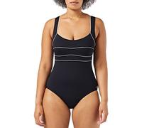 Haute Pression Women's Y8003 Swimsuit, Black - Noir (Noir/Blanc), 24 (Manufacturer Size: 52)