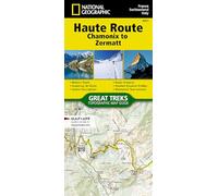 Haute Route Map: Chamonix-Zermatt (France, Switzerland): 4001 (National Geographic Trails Illustrated Map)