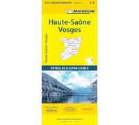 Haute-Saône Vosges - Michelin Local Map 314: Map