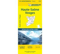 Haute-Saone Vosges - Michelin Local Map 314 : Map