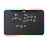 Haute42 Leverless Controller for Arcade Gaming: X1 Low Profile - Three Removable Modules - Extra Large Form Factor - Ambient Backlight - Tournament Lock Switch Controller for PC/PS4/PS3/Switch/Xbox