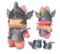 Hautico Knight Armor Costume for 17cm Vinyl Plush Monster Figures (Silver)