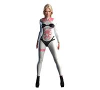 Hautico Women's Cyberpunk Halloween Costume - Rebecca & Lucy Bodysuit (L)