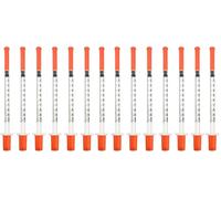 Hautllaif 100 pack 1ml 31G 0.3x13mm Plastic Multiple Uses Measuring Tools, laboratory accessories, individually sealed packaging (50 PCS)