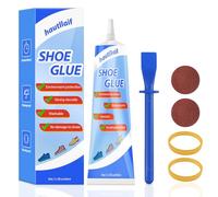 hautllaif 60ml Shoe Glue,Shoe Glue Sole Repair Kit for Trainer, Boot, Leather, Rubber, Canvas, Heels, Vinyl,Waterproof and Blocking Design