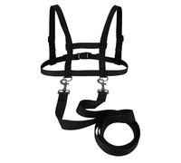 hautllaif Horse Lead for Playing for Children from 3 Years, Outdoor Toy, Horse Harness Toy for Children, Children's Lead for Playing, Horse Toy Role Play Play Horse Friends (Black)