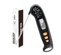 hautllaif Meat Thermometer Probe,Instant Read Thermometer Digital with Backlight LCD Screen,Ultra Fast & Accurate Food Thermometer for Cooking,BBQ,Baking,Candy Making,Grilling,Roasting,and Kitchen Use