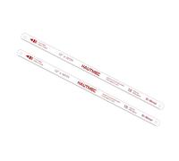 HAUTMEC 300mm Hacksaw Blades 18 TPI - 2 Pack 12" Bi-Metal Replacement Blades with High-Speed Steel Teeth and Spring Steel Body, Professional Grade, Fits Most Hacksaw Frames - HT0016