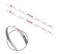 HAUTMEC 300mm Hacksaw Blades 24 TPI - 2 Pack 12" Bi-Metal Replacement Blades with High-Speed Steel Teeth and Spring Steel Body, Professional Grade, Fits Most Hacksaw Frames - HT0017