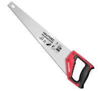 HAUTMEC 500MM Universal Hand Saw, 8 TPI Triple-Ground Teeth, Low-Friction Blade, Ergonomic Handle with 45° & 90° Markers, Pro Handsaw for Wood, Plywood, Plastic, Tree Branch Cutting - HT0025