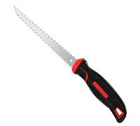 HAUTMEC 6-Inch Drywall Jab Saw with Soft Grip Handle and Sharp Tip, Double Edge Hand Saw for Wallboard, Drywall, Plywood, Plastic Cutting, Trimming, Gardening and Pruning, HT0028-SA