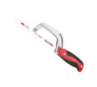 HAUTMEC Compact Hacksaw, Junior Hack Metal Saw, Handsaw with 250mm Bi-Metal HSS Blade, Small Saw for Cutting Metals、Wood、Plastics, Especially Cuts in Tight Hard-Reach Spaces, HT0035