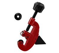 HAUTMEC Copper Pipe Cutter Tool 3-30mm(1/8" to 1-1/8"), Heavy Duty Tube Cutter with an Extra Blade and Deburrer, Pipe Cutters for Aluminum, Copper, PVC, Thin Stainless Steel Tube PL7261702