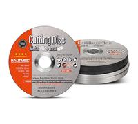 HAUTMEC Expert Grade Cut Off Wheels 125mm x 1.0mm x 22.23mm, Thin Grinding Disc for Cutting Metals, 10 Pack General Purpose Cut Off Blade for Most Angle Grinder - HT0431