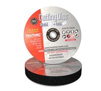 HAUTMEC Expert Grade Cut Off Wheels 230 x 2.0 x 22.23mm, 10 Pack Thin Grinding Disc for Cutting Metals/Iron Steel, General Purpose Cut Off Blade, HTACH25044