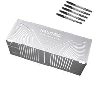 HAUTMEC Flex Angle & Arc Marking Tool,Multi-functional Square Tube Scriber for Square Tube, Right Angle Ruler with 5 PCS Marking Pen for Metalworking, Engineering, Construction (Big Size 20-85) HT0458