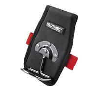 HAUTMEC Hammer Holder for Tool Belt, Heavy-Duty Universal Hammer Loop Holster with a Snap-in and Swing Design, 2 Elastic Tool Holders, Strong Rivet for Extra Durability - HT0412