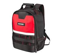 HAUTMEC Tool Backpack with Laptop Compartment, 1680D Oxford Tool Bag with Impact-Resistant Base, 11 Pockets, Padded Straps, Portable Tool Organizer for Technicians, Contractors - HT0407