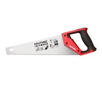 HAUTMEC Universal Hand Saw, 350mm (14″) 11 TPI Fine-Cut Handsaw for Wood, Laminate & Plastic, Compact Wood Saw with Triple-Ground Teeth & Ergonomic Handle - HT0024