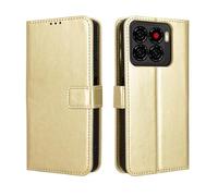 Hauw Case for ZTE Blade A56 4G,Flip Wallet Leather Case with Magnetic Closure Compatible with ZTE Blade A56 4G,Gold