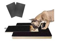 Hauwthg Dog Claws Scratching Board for Dogs with Treat Box Dog Claw Grinder with 2 Replacement Sheets Sandpaper Stress-Free Scratching Boards for Dog Claws for Nails Alternative