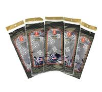 HAV-A-HANK Genuine MADE IN USA Bandanna Handkerchief 22 in Extra Large Bandana [5 Pack] (Navy)