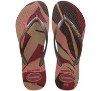 Hav Slim Palette Glow Flip Flops burgundy